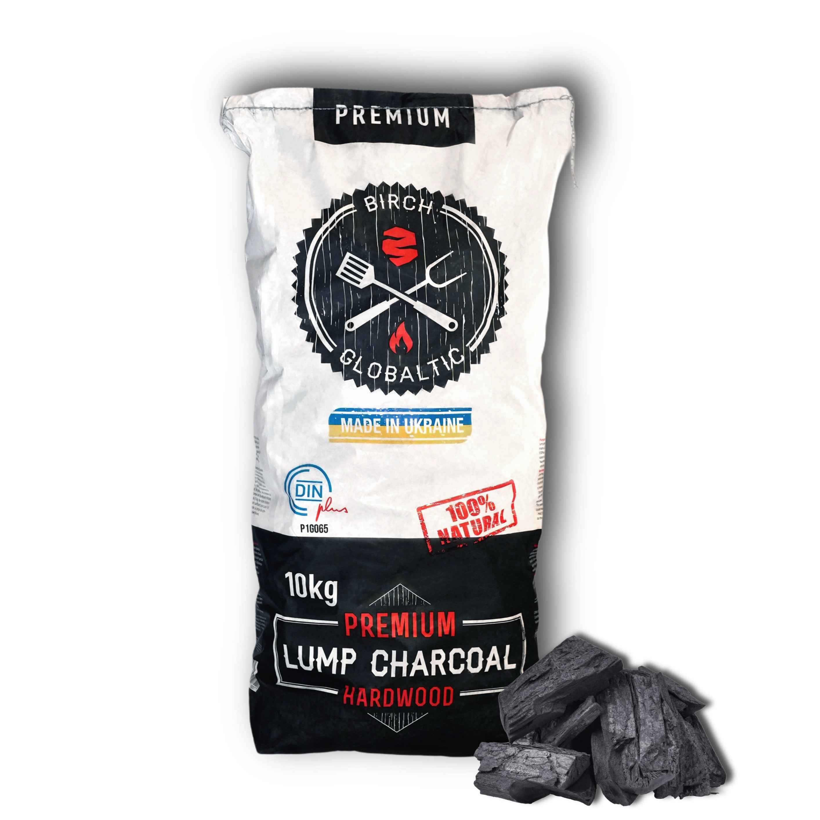 Birch Lumpwood Charcoal 10 kg - Globaltic