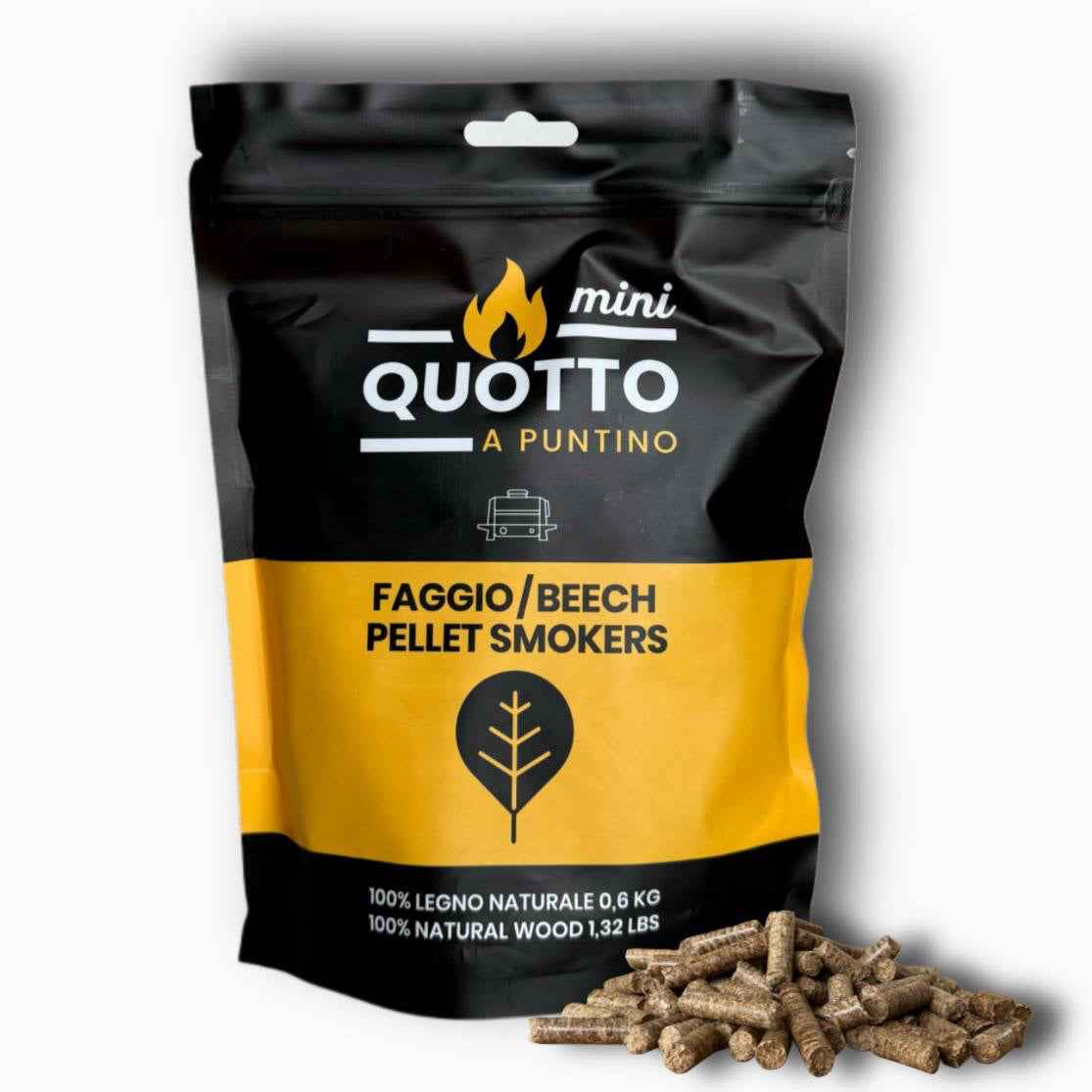 Quotto Beech Wood Pellets – 0.6 kg
