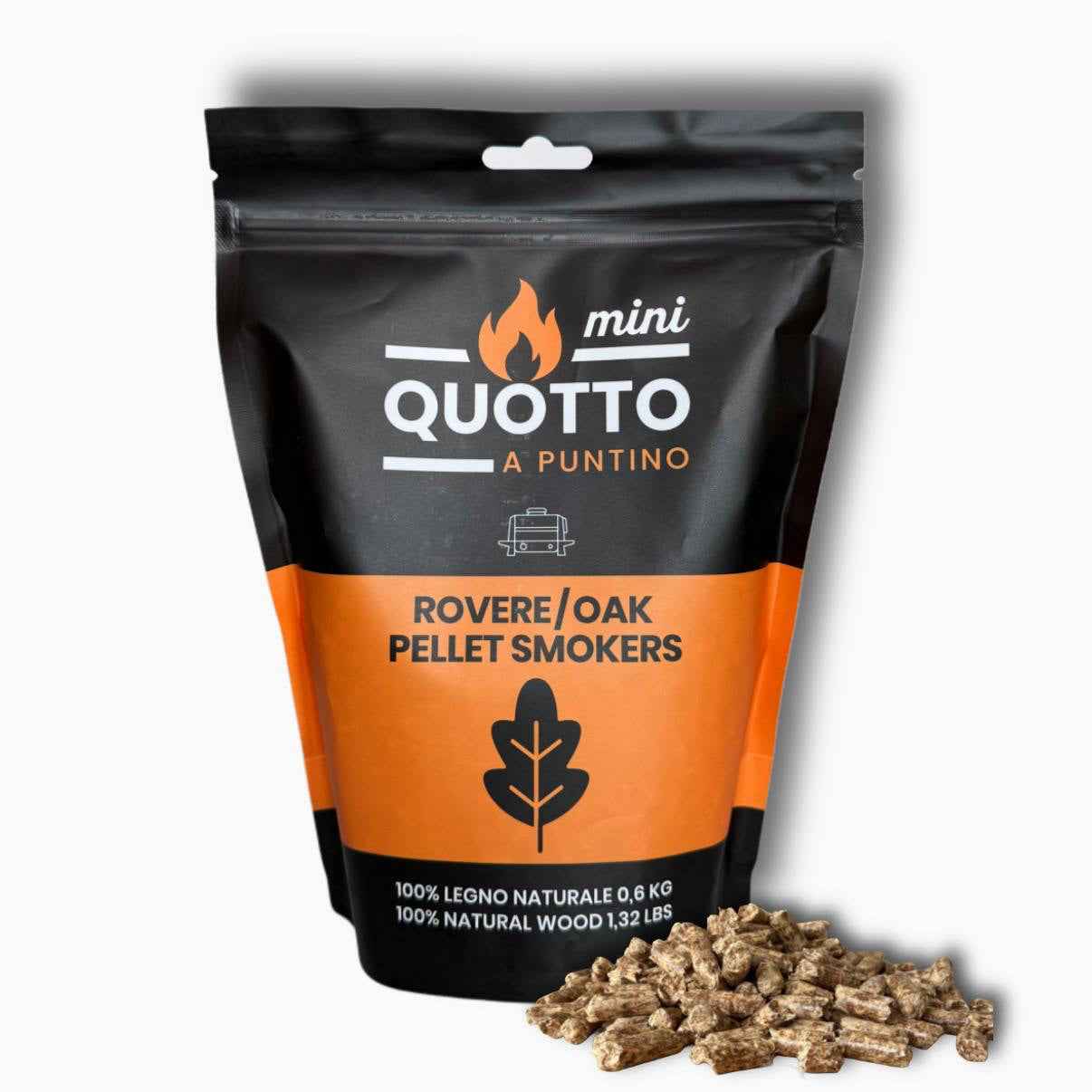 Quotto Oak Wood Pellets – 0.6 kg