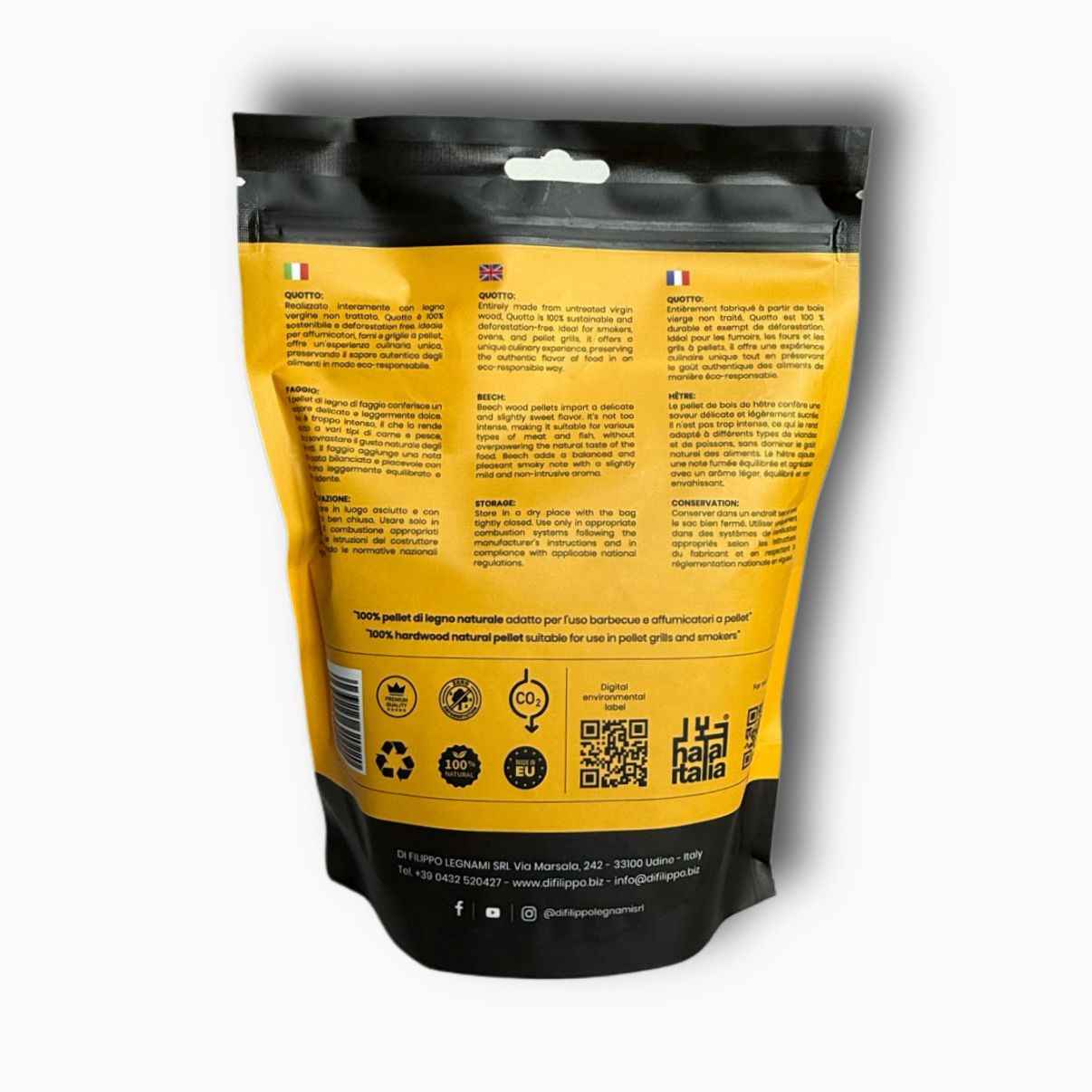 Quotto Beech Wood Pellets – 0.6 kg