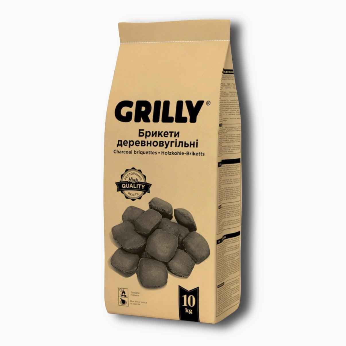 Grilly Charcoal Briquettes 10kg