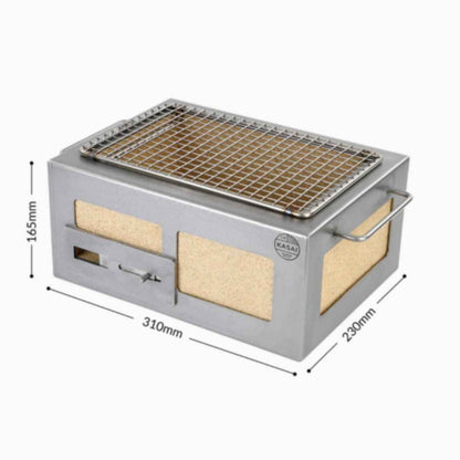 Kasai Konro Grill with Stainless Steel Frame V2