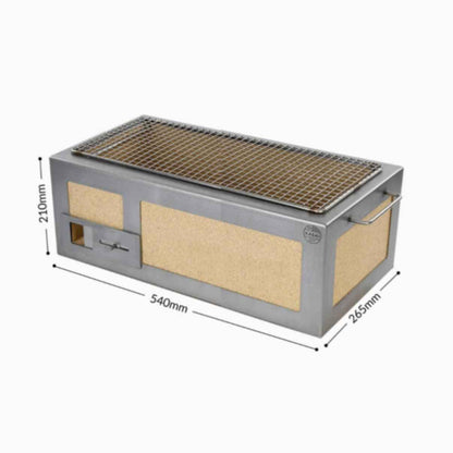 Kasai Konro Grill with Stainless Steel Frame V2
