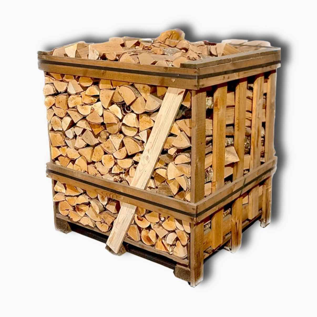 Kiln Dried Hardwood Large crate-25cm-Birch