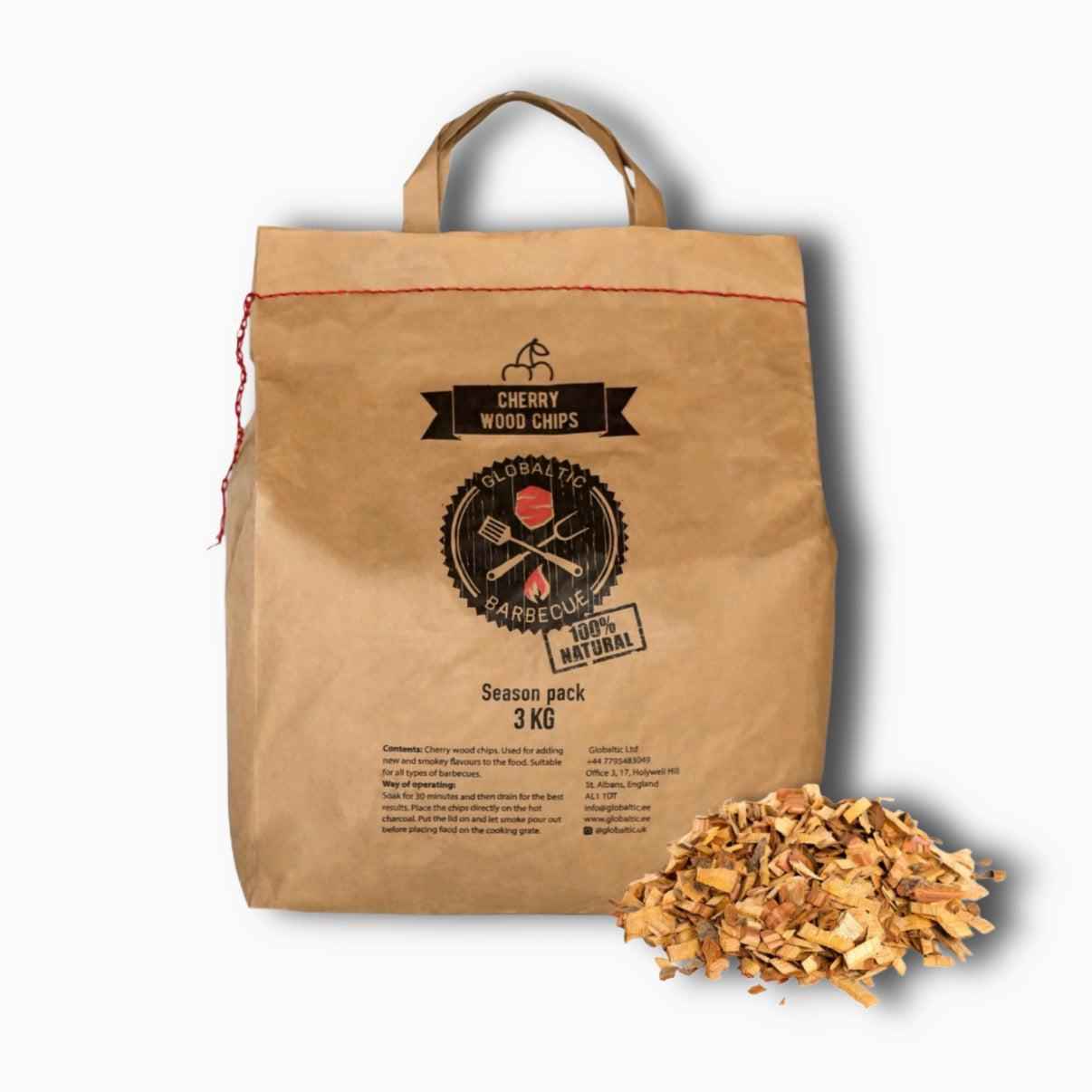 Wood smoking chips Cherry 3kg
