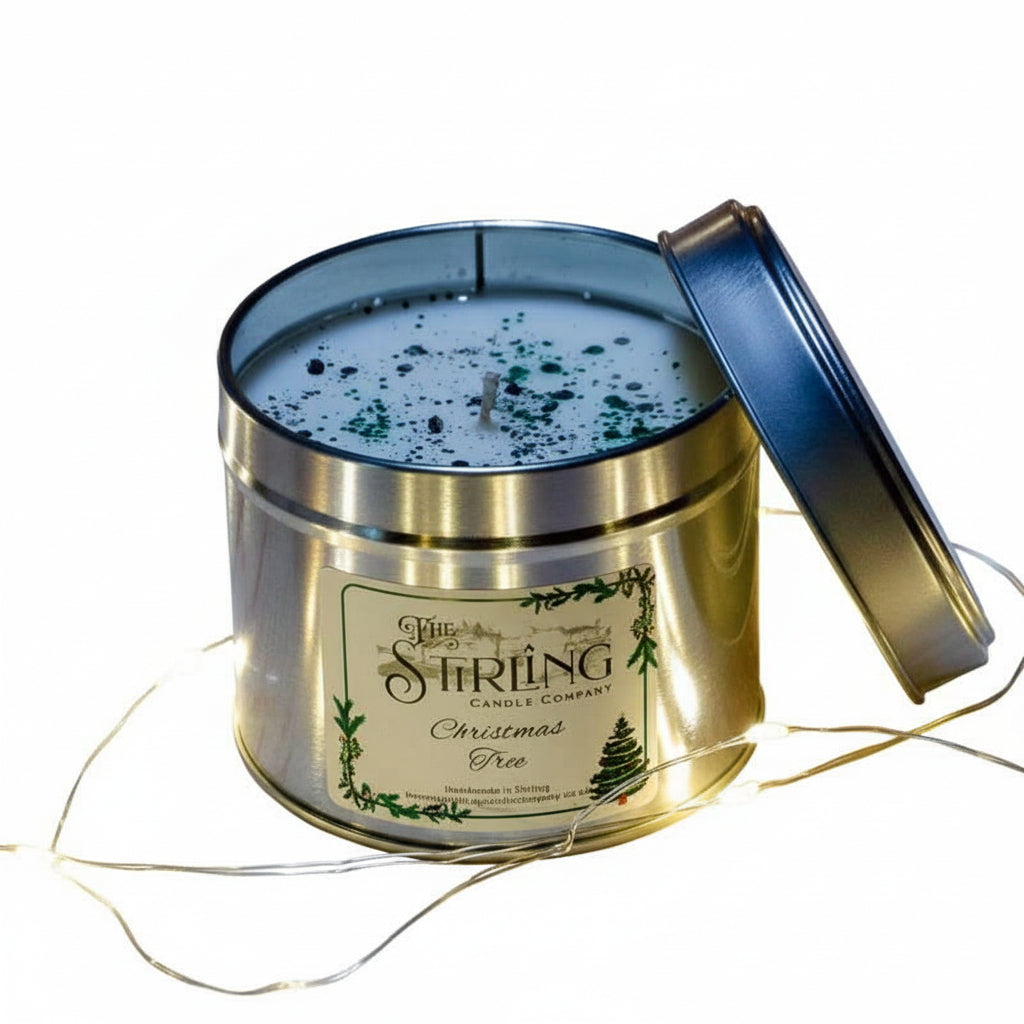 Christmas Tree - Travel Tin Candle - Cotton Wick